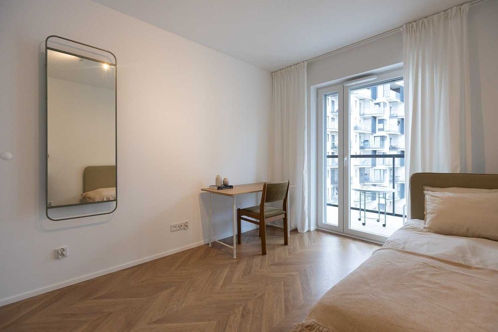 Pokój z balkonem w bloku z 2025r. | ×× umowa na 2 lub 12 m-cy××  I  4 piętro |  12 m²  |  5 min od Dworca Głównego - View 5