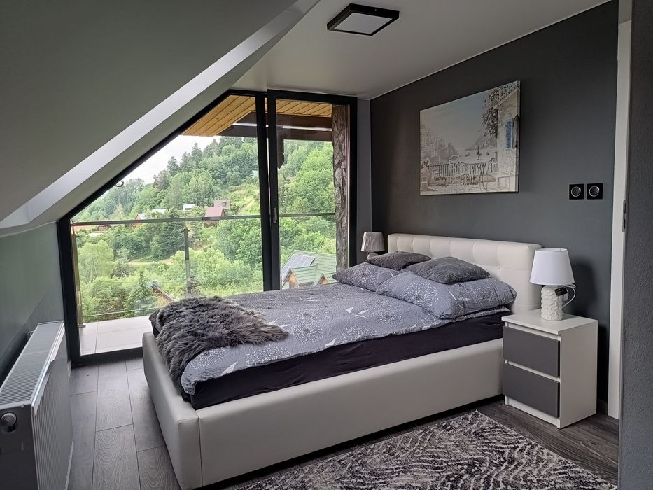 PRZESZKLONE SYPIALNIE-Piękne widoki na Jezioro Solinskie. Zawoz