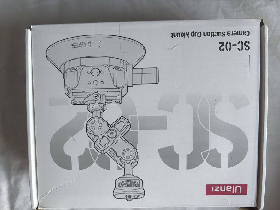 Suporte para camera/go pro de sucção nova
