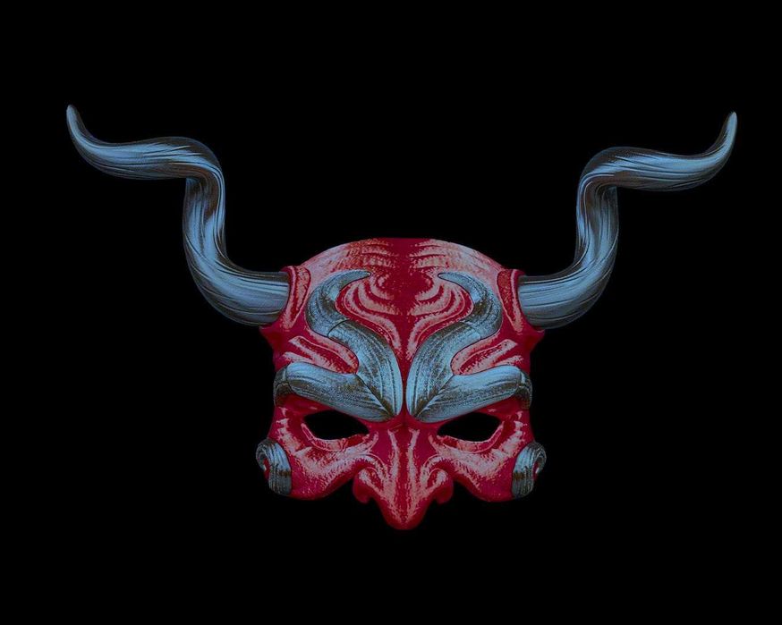 Maska demona – Uwolnij swoją mroczną naturę w Halloween