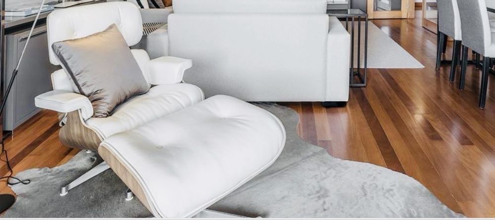 Tapete em pele natural genuina