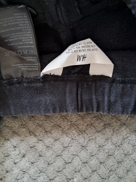Leginsy ocieplane H&M roz.152 2 pary dziewczynka