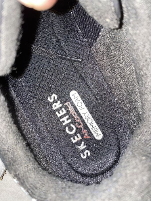 Skechers 44 Air Cooled Memory Foam zamszowe buty meskie skóra naturaln
