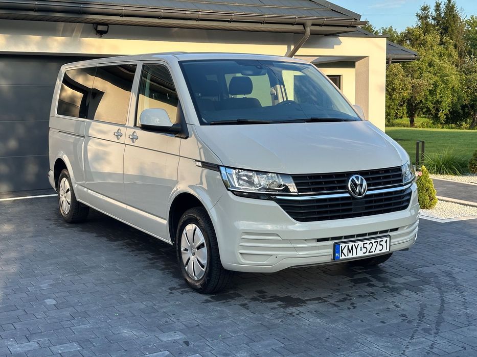 Volkswagen Transporter Bezwypadkowy, FV 23%, 9 osobowy