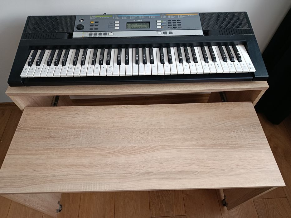 Biurko dąb sonoma podwójne