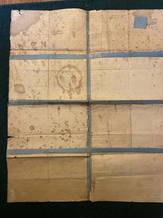 Przedwojenna mapa terenu wojny z Rosją