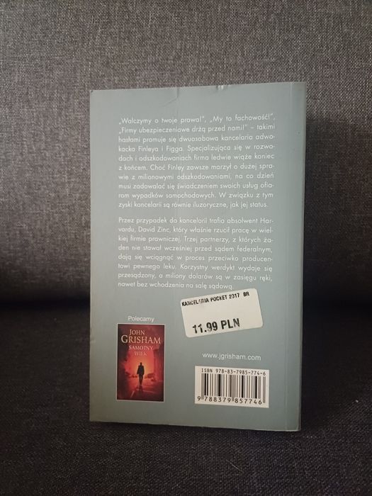 John Grisham Kancelaria Wersja kieszonkowa