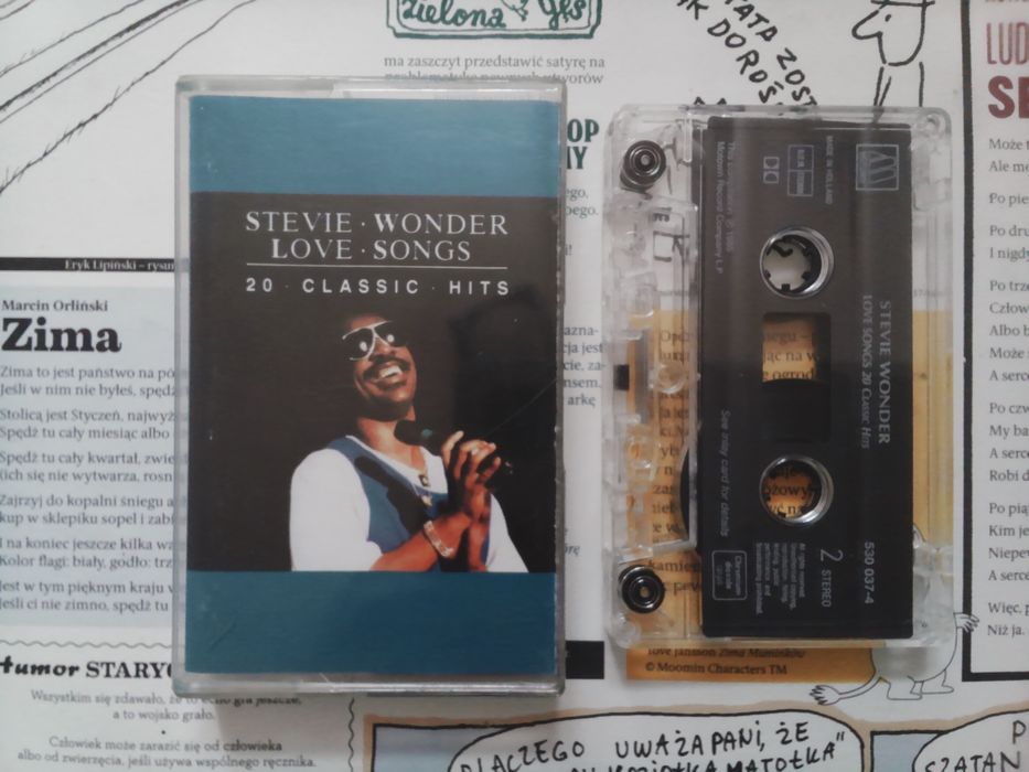 Kaseta import Stevie Wonder best of Love Songs Classic Hits