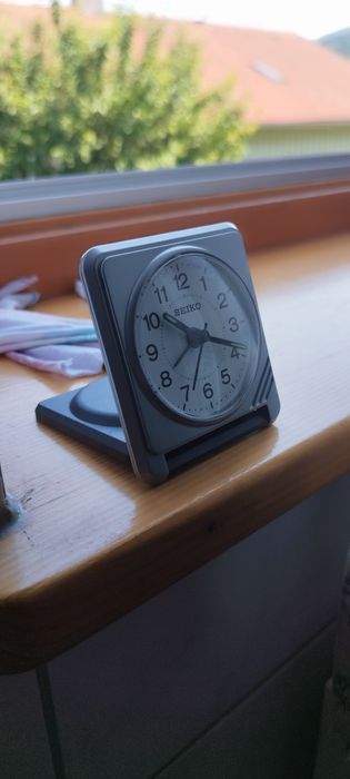 Часы будильник, travel Seiko