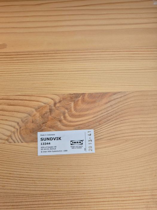 Krzesełko dziecięce IKEA Sundvik białe