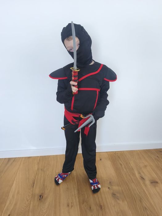 Nowy strój kostium Samuraj/Ninja Ninjago LEGO (Rozm.116/122)