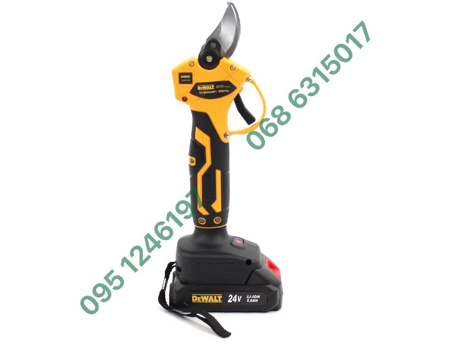 Аккумуляторный секатор DeWalt DCMPP540P1 24V 5Ah Толщина реза 30мм