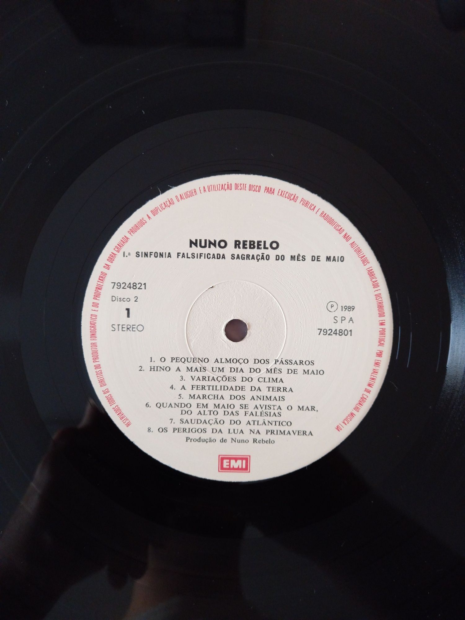 Vinil raríssimo Nuno Rebelo - Sagração do Mês de Maio São