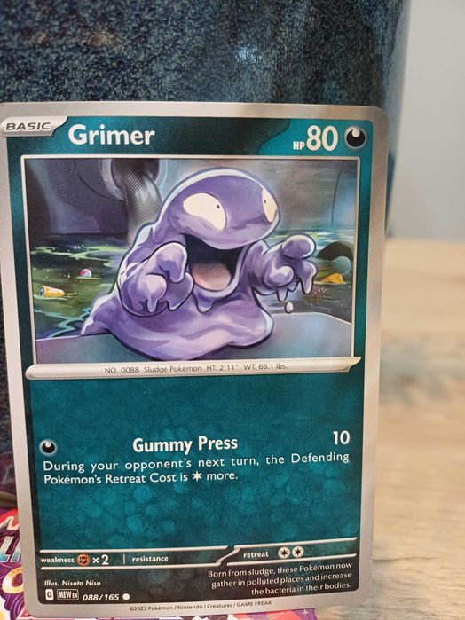 Carta Pokémon Grimer #88