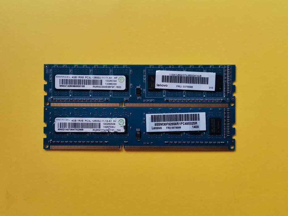 DDR3 8GB RamAxeL 12800 L -Komputer