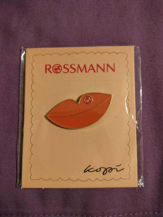 Pin przypinka rossman - usta