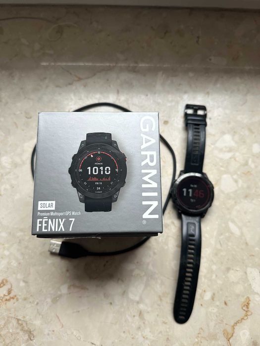 Garmin Fenix 7 Solar 47 mm – komplet z pudełkiem