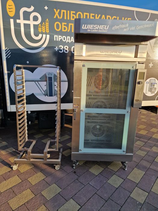 Хлібопіч Хлебопечь для пекарни Wiesheu B15 NEU c выездной тележкой