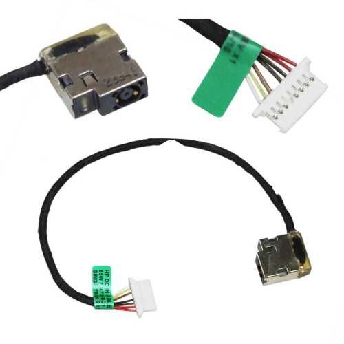 Ficha Dc Jack HP Pavilion 15-AB | 15-AK | 15-BS | 15-BW | 15-DA | 15-DW | 250 G6 | 255 G6 | 15S-FQ | 15S-EQ