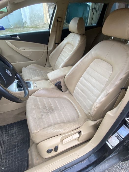 Fotele alcantara skora alkantara banan  passat b6 kombi
