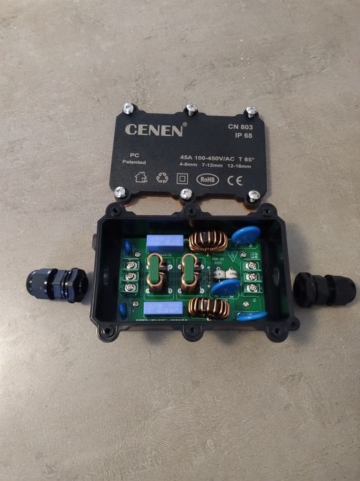 Фильтр электро магнитных импульсов EMI  220В  15А