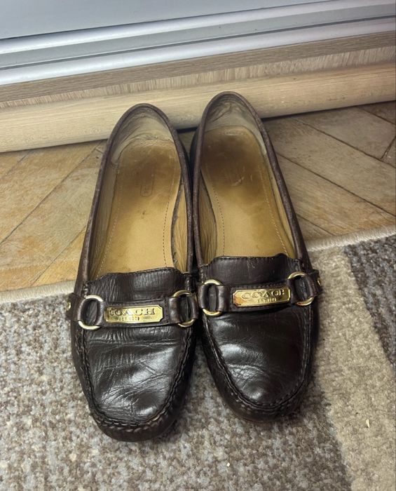 Жіночі шкіряні  туфлі Coach 40 розмір
