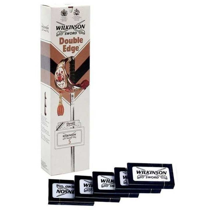 Wilkinson Sword Double Edge (20*5 шт) Леза д\гоління Т-образна бритва.