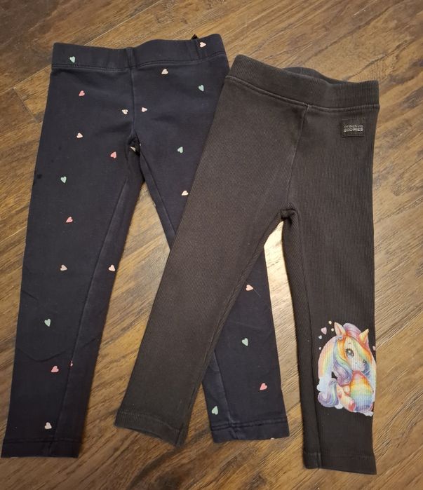Getry leginsy Zara H&M dla dziewczynki  rozmiar 86 i 92