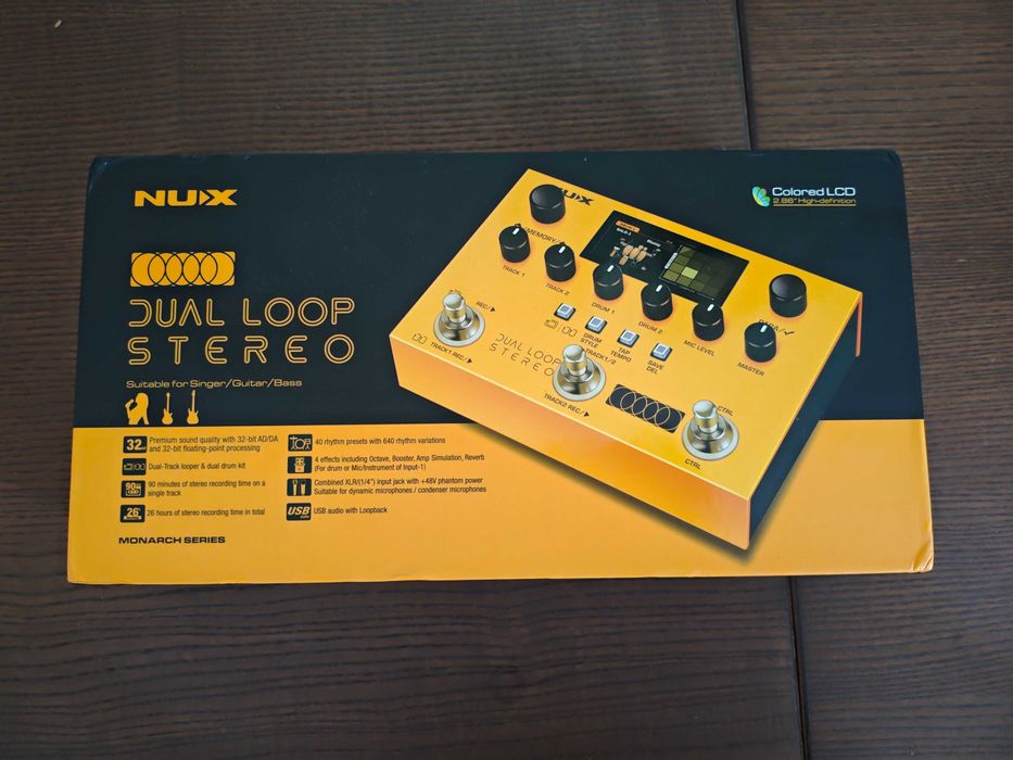 Pedal looper NUX Dual Loop Stereo