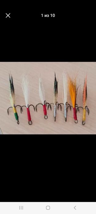 Бородки, снасточки, жерех, окунь, стримера. Приманки для рыбалки. Рыба