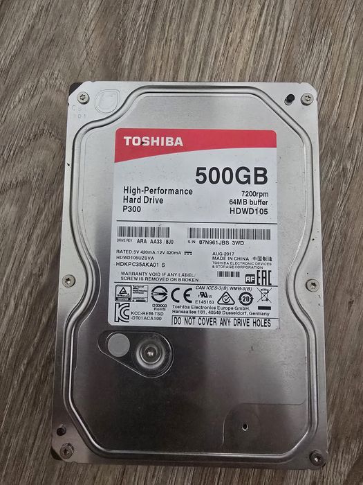 Dysk twardy 500GB