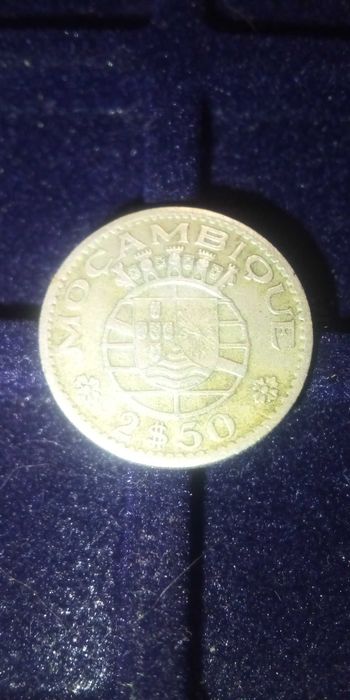 Moeda de Moçambique de 2,5 escudos de1954