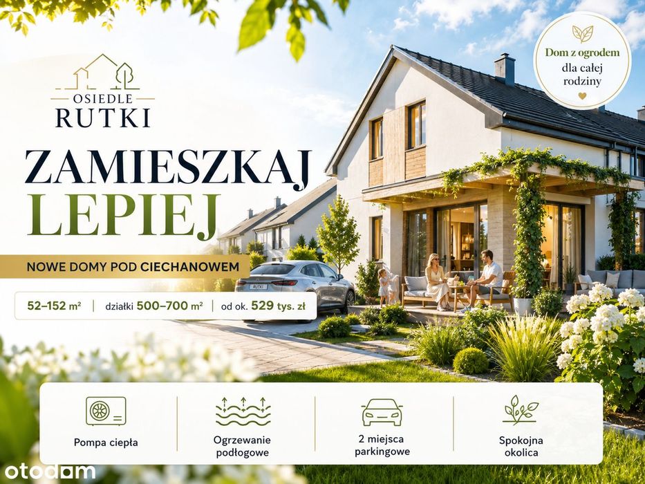 Domy STAN DEWELOPERSKI | metraże od 52m2 do 152m2 | ceny różne