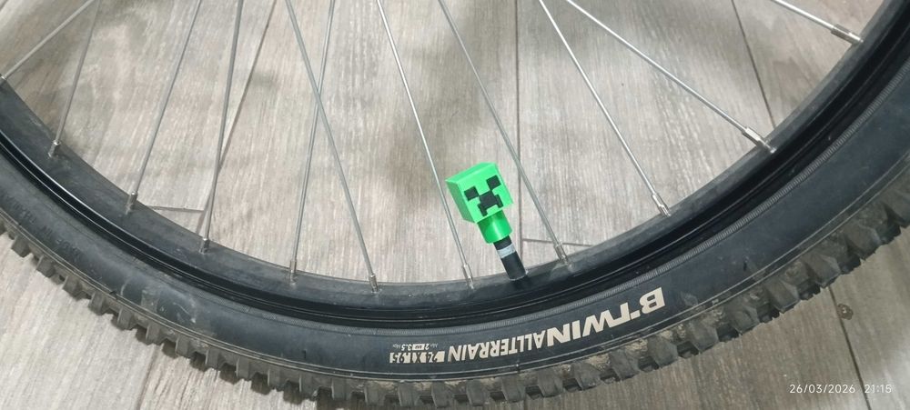 Tampas de Válvula "Creeper" Minecraft | Pipo para Bicicleta, Mota e Carro | Edição Especial