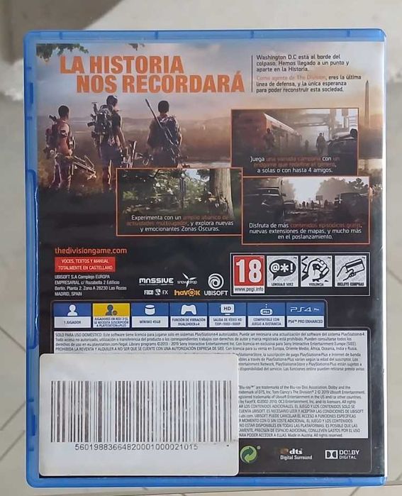 Lego City Undercover,Tom Clancy’s The Division 2,Resident Evil 6. PS4