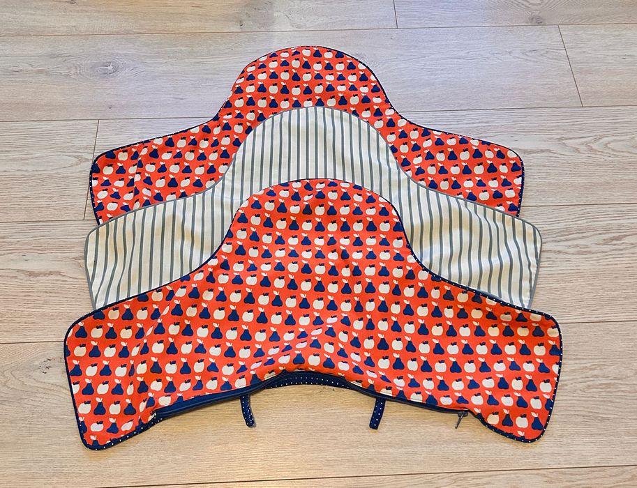 3 pokrowce na poduszkę do krzesła Antilop