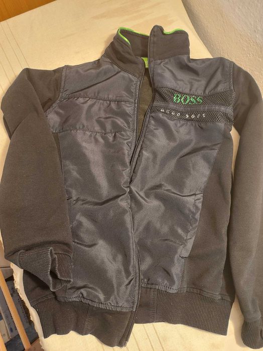 Rozpinana bluza Hugo Boss czarna 158
