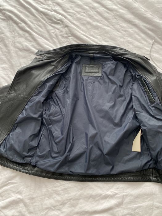 Чоловіча шкіряна куртка Massimo Dutti