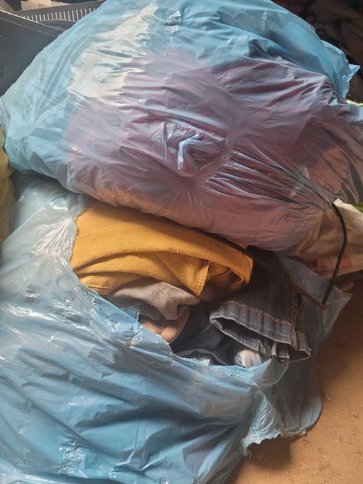 Worek mix ciuchów damskich w rozmiarze L