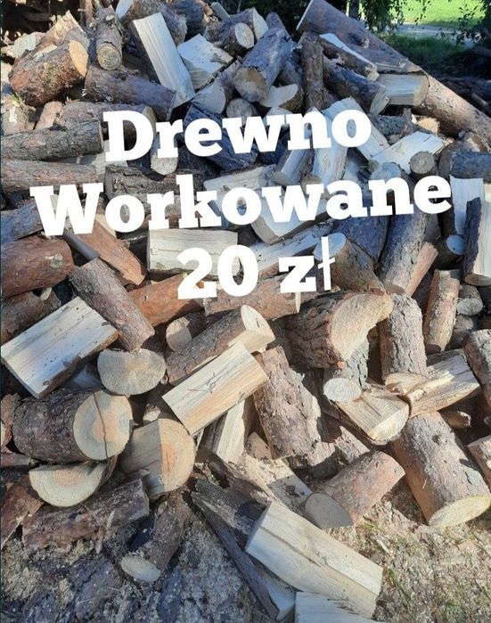 Drewno opałowe kominkowe Suche workowane