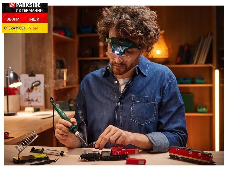 Паяльник с регулировкой из ГЕРМАНИИ Parkside PLK 60 паяльная станция