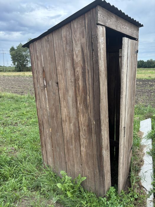 Drewniany Wc na budowę