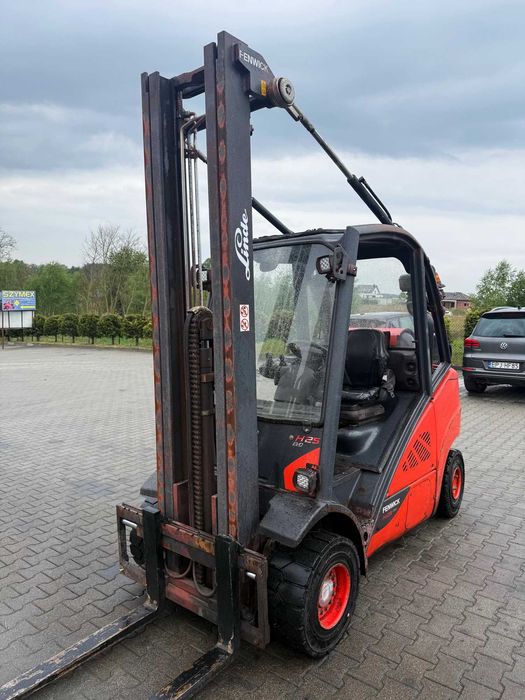 wózek widłowy LINDE H25T-02 EVO 2500kg 2016r Triplex 6.50m silnik VW LPG