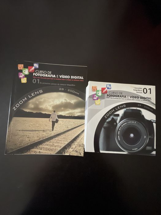 Coleção Livros e cds - Curso de fotografia e video digital