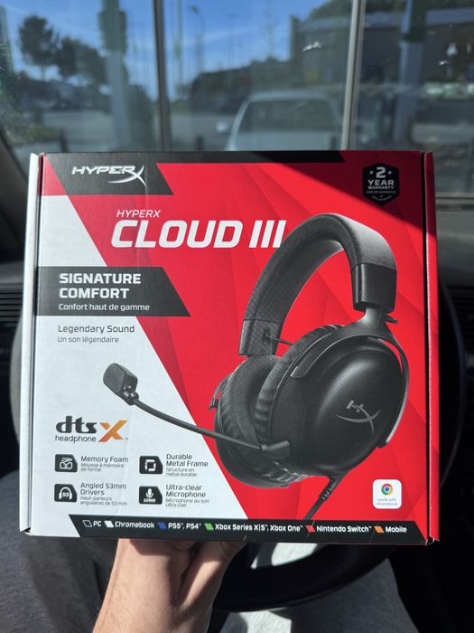 Hyper X Cloud 3 Novos na Caixa491730081028526080