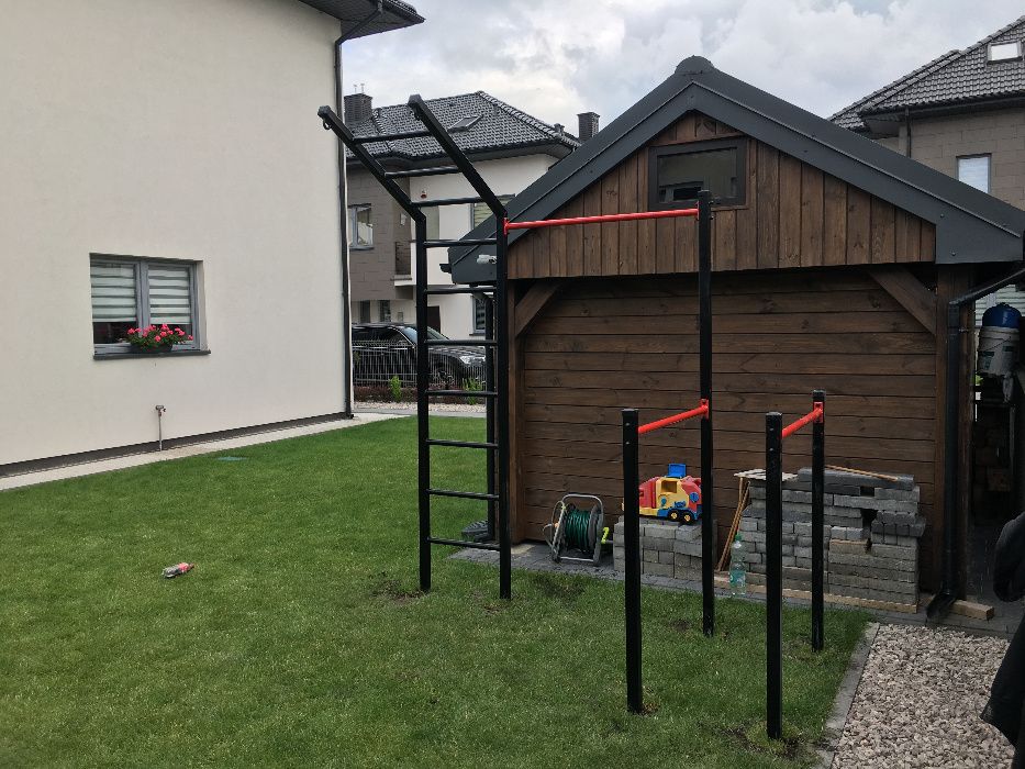 Plac zabaw Park Street Workout Drążek podciągania + poręcze CROSSFIT
