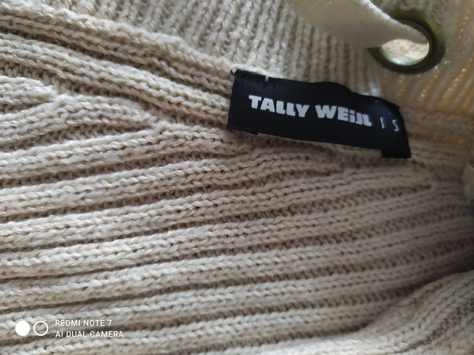 Sweter damski z wiązaniem