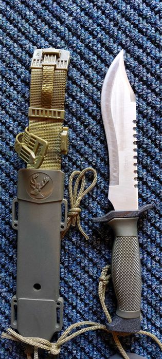 NÓŻ Master Cutlery Survival Silver HK-6001 +Pochwa