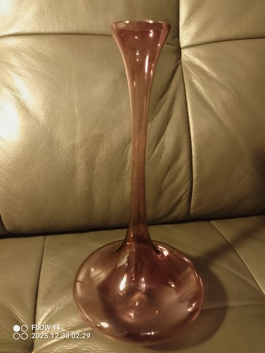 Wazon szklany lata 60-70