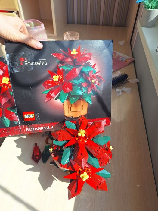 LEGO 10370 Botanicals Пуансетія конструктор квітка